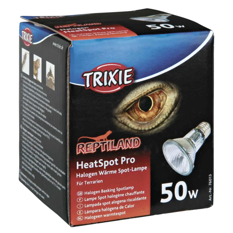 لامپ هالوژن حرارتی متمرکز حرفه ای تریکسی مخصوص خزندگان 50 وات Trixie