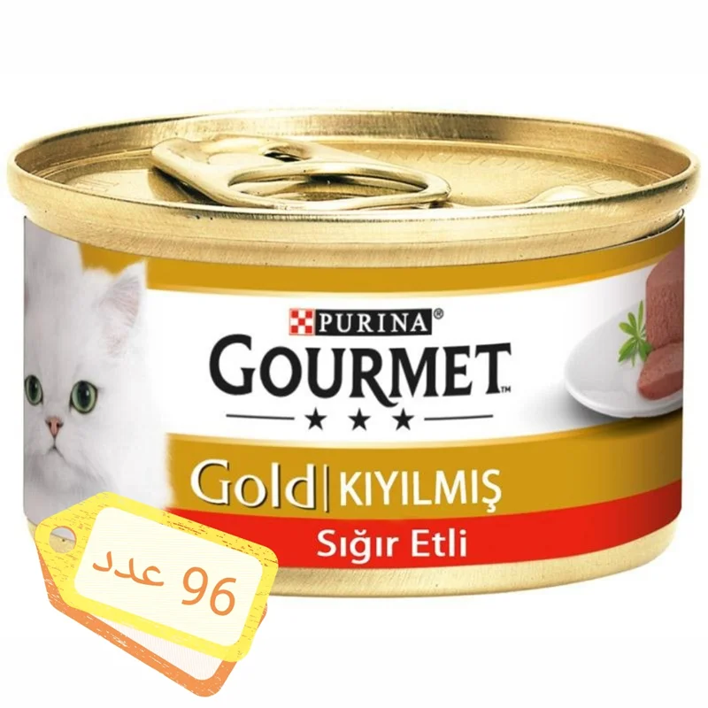 کنسرو گربه گورمت گلد بسته 96 عددی Gourmet Gold