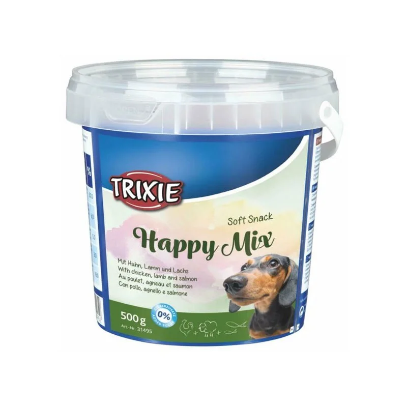 تشویقی سگ تریکسی مدل Trixie Soft Snack Happy Mix