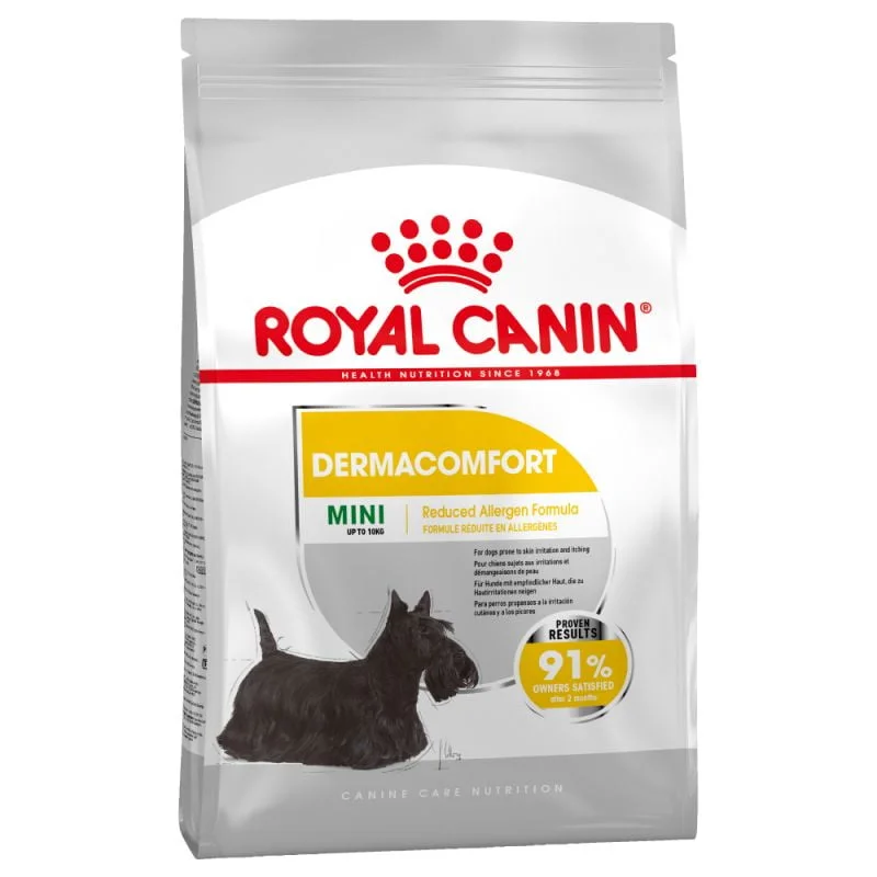 غذای خشک سگ رویال کنین درماکامفورت Royal Canin Mini Dermacomfort