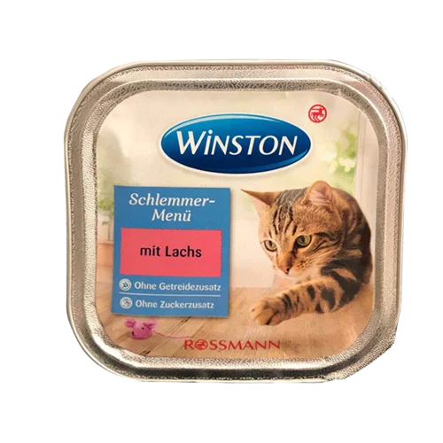 غذای کاسه ای ووم گربه بالغ وینستون Winston